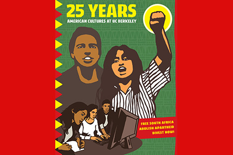 Poster for American Cultures course depicting multi-ethnic people
