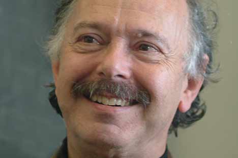 Smiling man with mustache